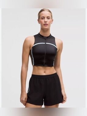 Lululemon Satin Shine Full Zip Tank Top NWT!